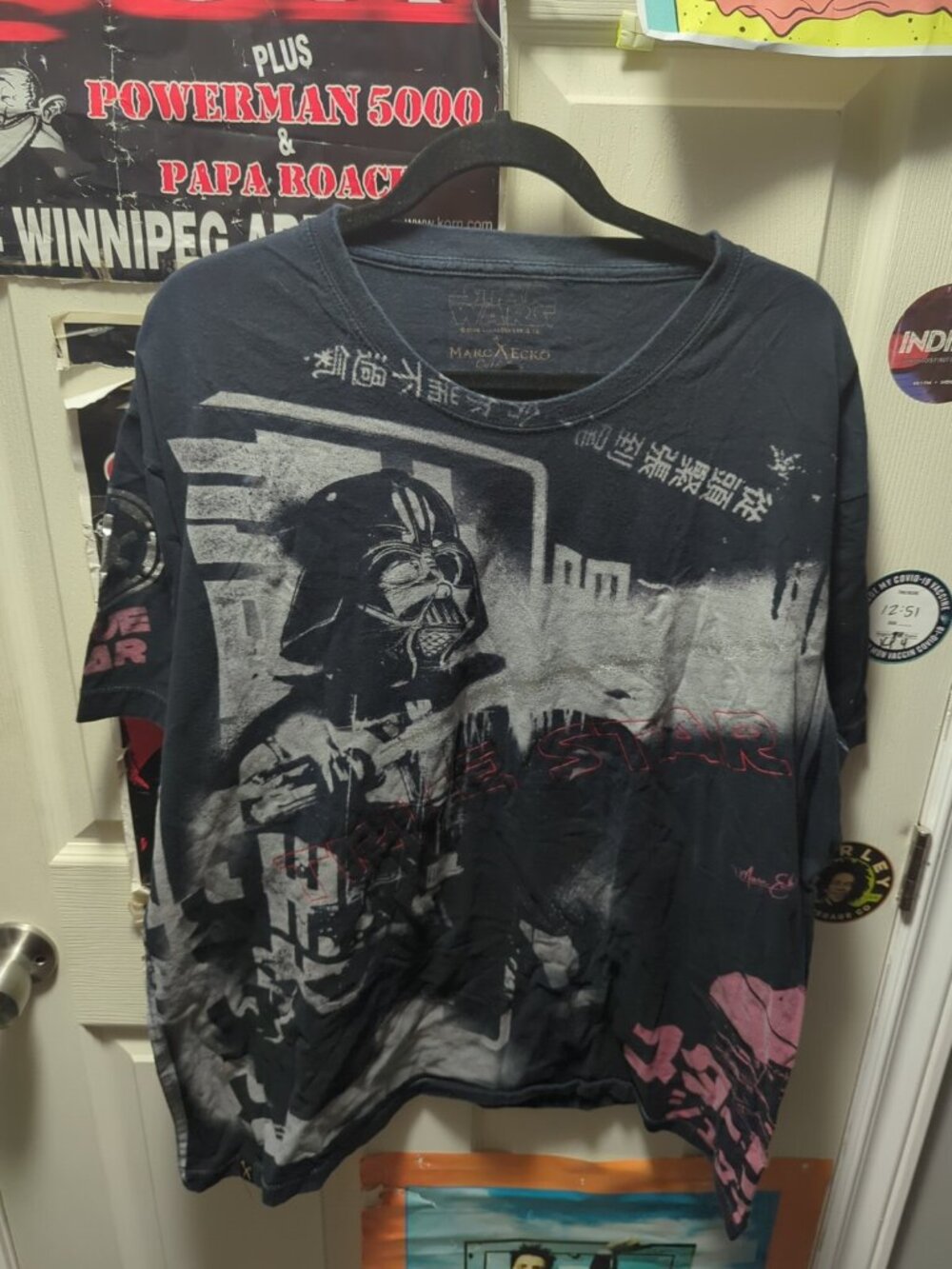 Marc Ecko Star Wars Darth Vader Shirt Size 2XL 2009 Y2K